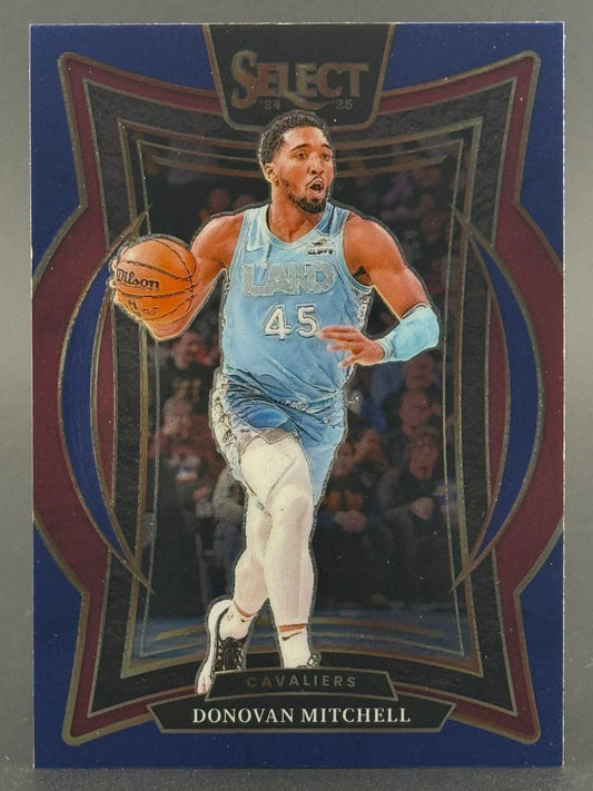 24-25 Select Donovan Mitchell basketball card, Cavaliers.