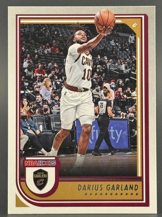 Darius Garland trading card, NBA Hoops.