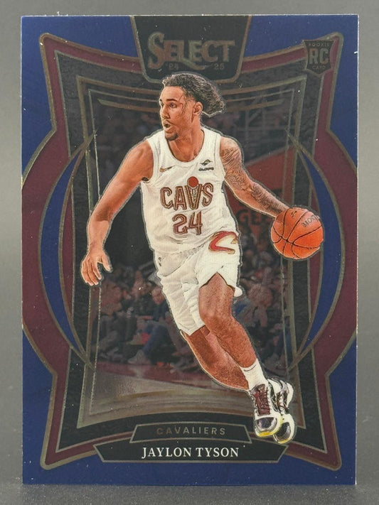 24-25 Select Jaylon Tyson Cavaliers rookie trading card.