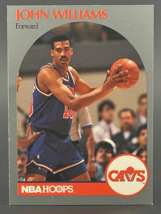 John Williams 1989-90 NBA Hoops basketball card.