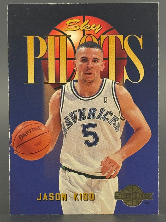 Jason Kidd Skybox Sky Pilots basketball card.