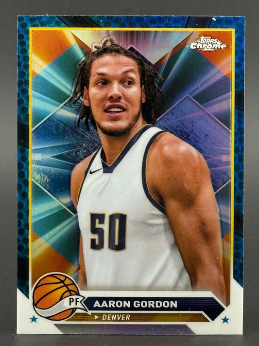 Aaron Gordon 2023-24 Topps Chrome basketball card #50, Denver.