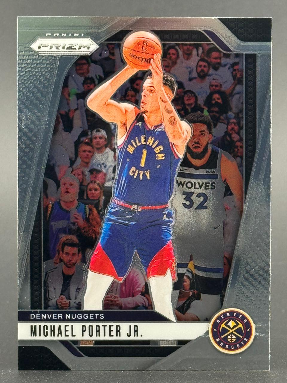 Michael Porter Jr. 2023-24 Panini Prizm Denver Nuggets basketball card.