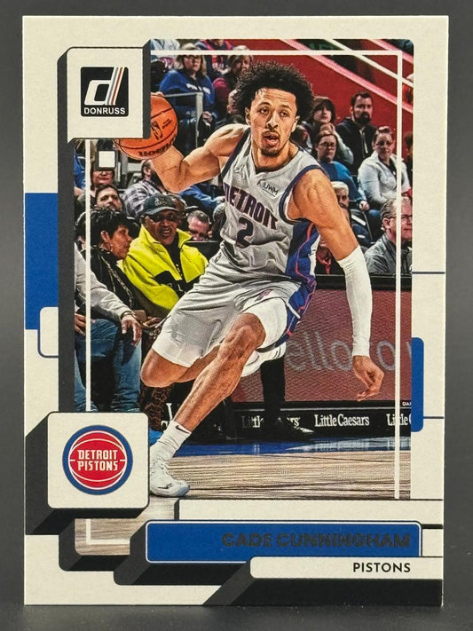 Cade Cunningham 2021-22 Donruss basketball trading card.