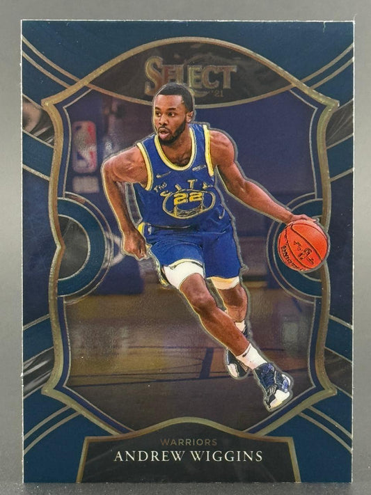 2021 Panini Select Andrew Wiggins trading card #22, Warriors.