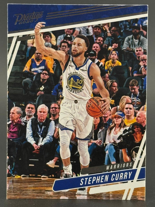 2020 Prestige Stephen Curry basketball card.