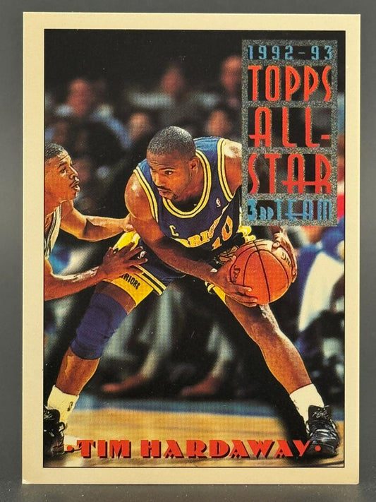 1992-93 Topps All-Star Team Tim Hardaway basketball card.