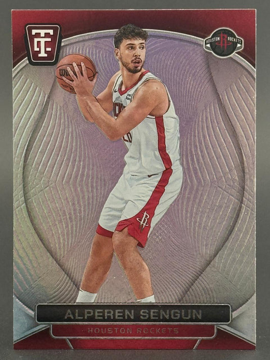 Alperen Sengun basketball card, Houston Rockets.