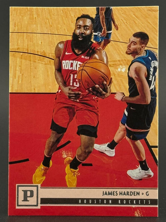 James Harden trading card, Houston Rockets.
