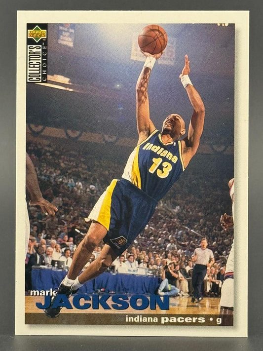 1994 Upper Deck Collector's Choice Mark Jackson Indiana Pacers basketball card #13.