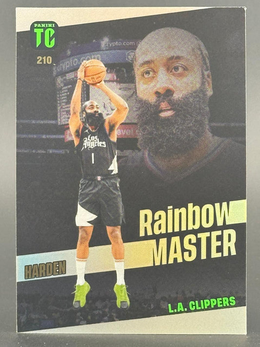 James Harden 210 Panini TC Rainbow Master L.A. Clippers trading card.