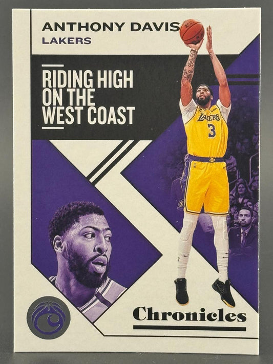Anthony Davis 2019 Panini Chronicles basketball card, Riding High on the West Coast insert, number RH-AD.