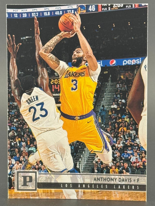 Anthony Davis 2021-22 Panini basketball card.