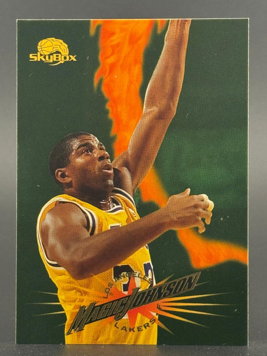 Magic Johnson 1993 SkyBox basketball card.