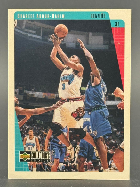 Shareef Abdur-Rahim 1996-97 Upper Deck Collector's Choice Grizzlies basketball card.
