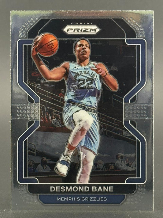 Desmond Bane 2021-22 Panini Prizm basketball card, #22 for the Memphis Grizzlies.
