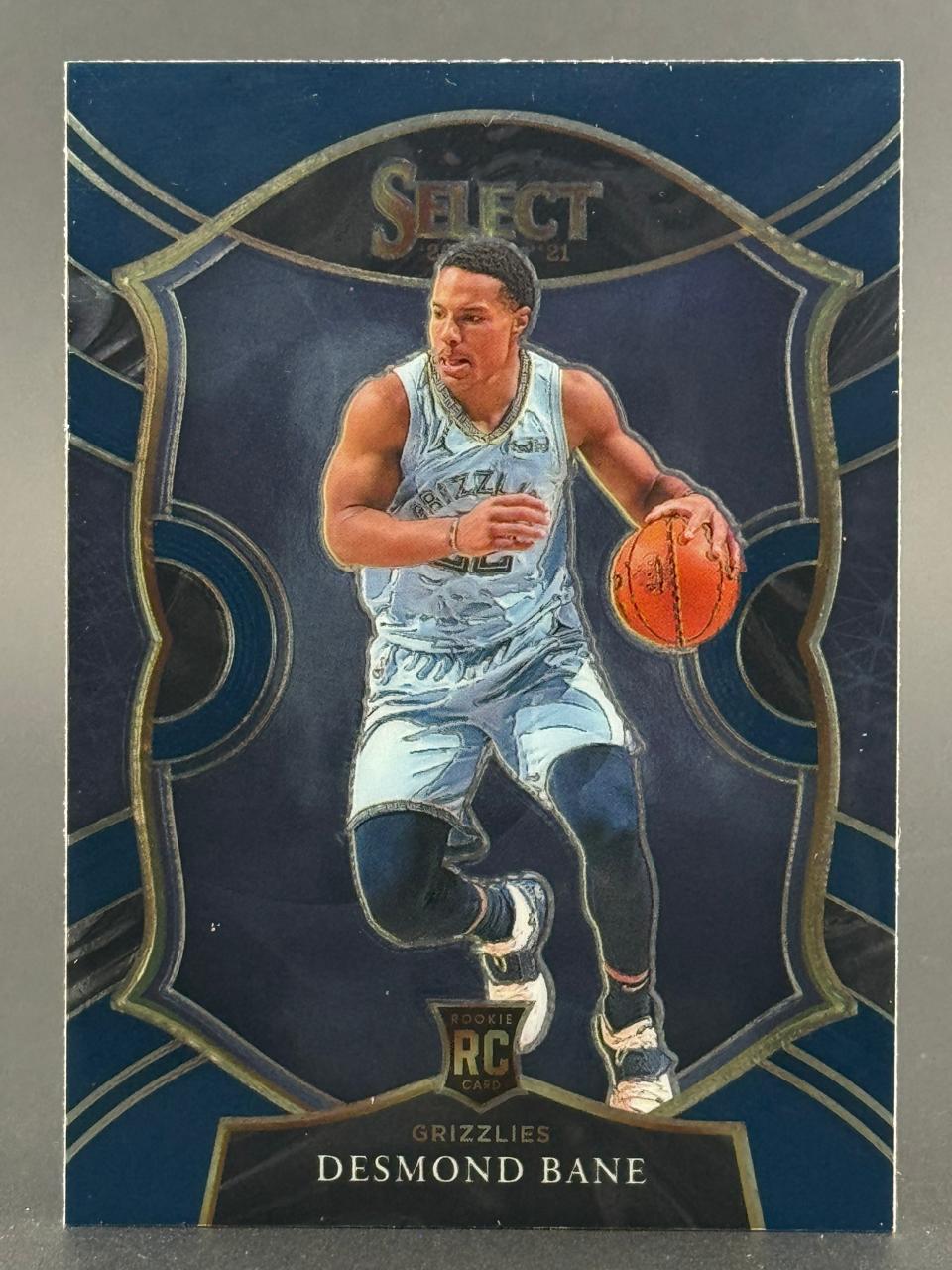 2020-21 Select Desmond Bane rookie card, Memphis Grizzlies.