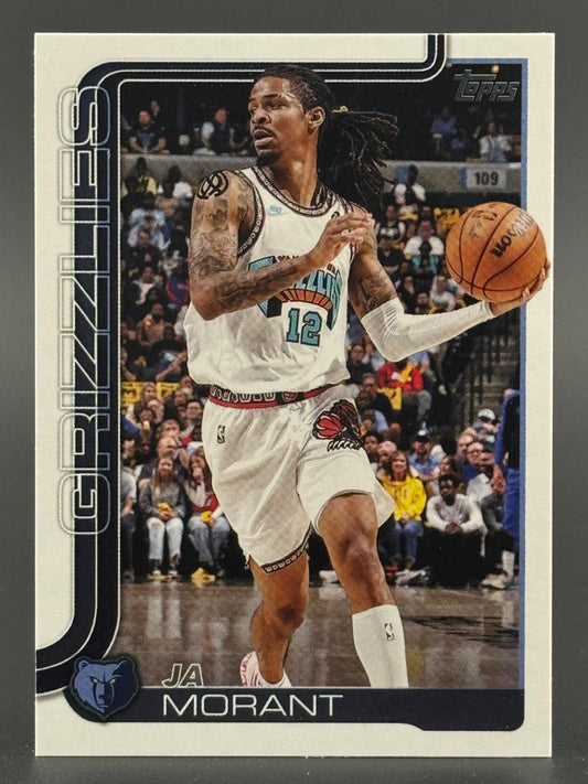 Ja Morant Topps basketball trading card.