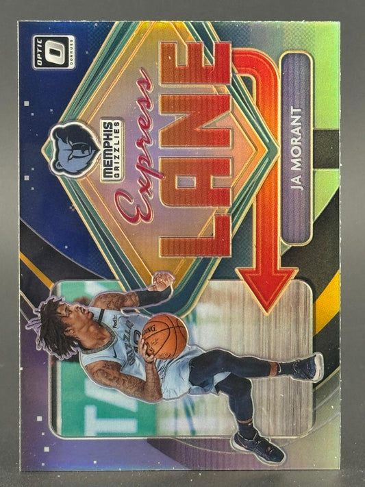 Ja Morant 2022-23 Donruss Optic Express Lane basketball card.