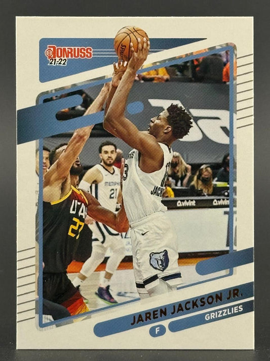 2021-22 Donruss Jaren Jackson Jr. Memphis Grizzlies basketball card.