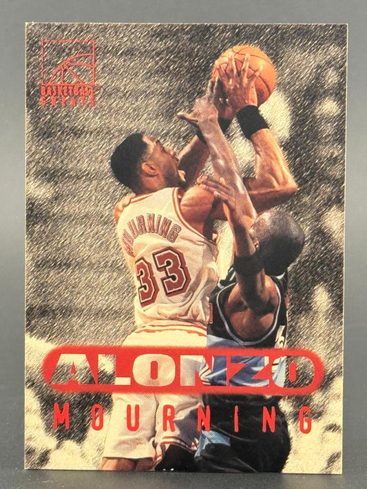 Alonzo Mourning 1992-93 Basketball Greats card.
