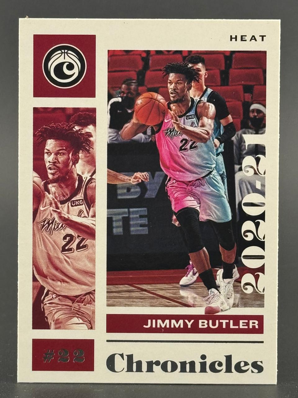 2020-21 Panini Chronicles Jimmy Butler basketball card #22.