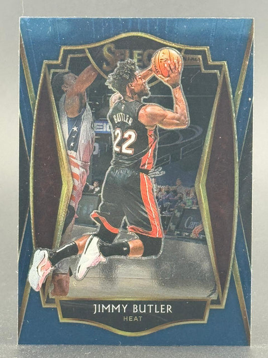 Jimmy Butler 22 Select basketball card shooting.