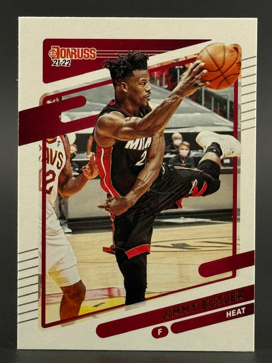21-22 Donruss Jimmy Butler basketball card.