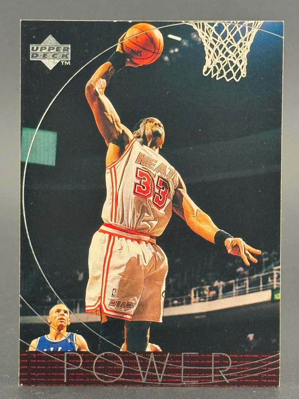 Alonzo Mourning 1993-94 Upper Deck Power basketball card, #P1.