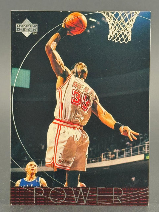 Alonzo Mourning 1993-94 Upper Deck Power basketball card, #P1.