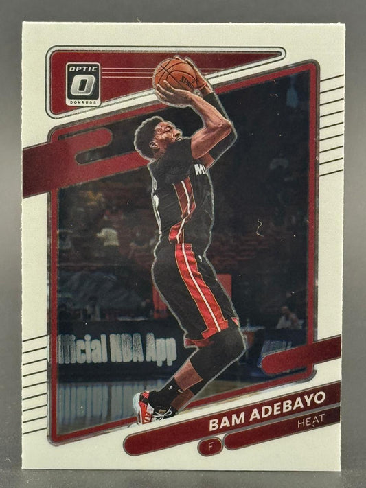 Bam Adebayo 2020-21 Donruss Optic basketball card.