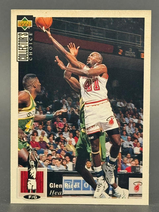 1994-95 Upper Deck Collector's Choice Glen Rice basketball card, number 141.