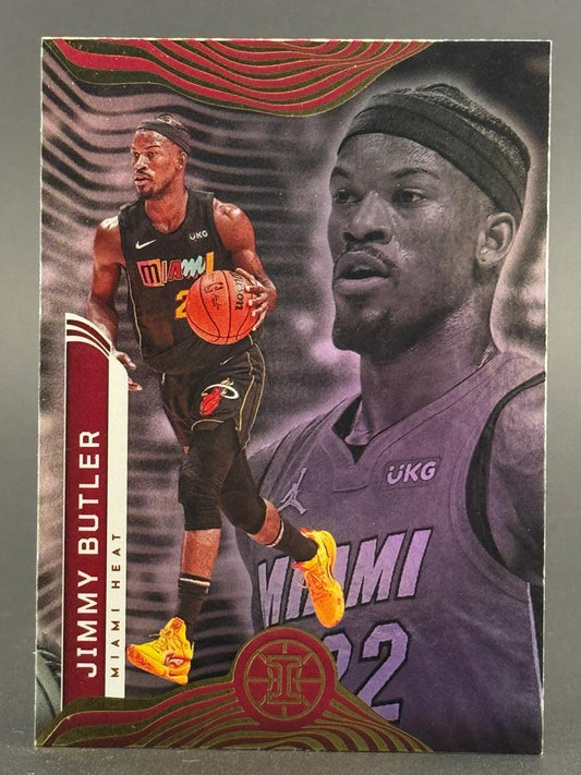 Jimmy Butler 2021-22 Donruss Optic basketball card.