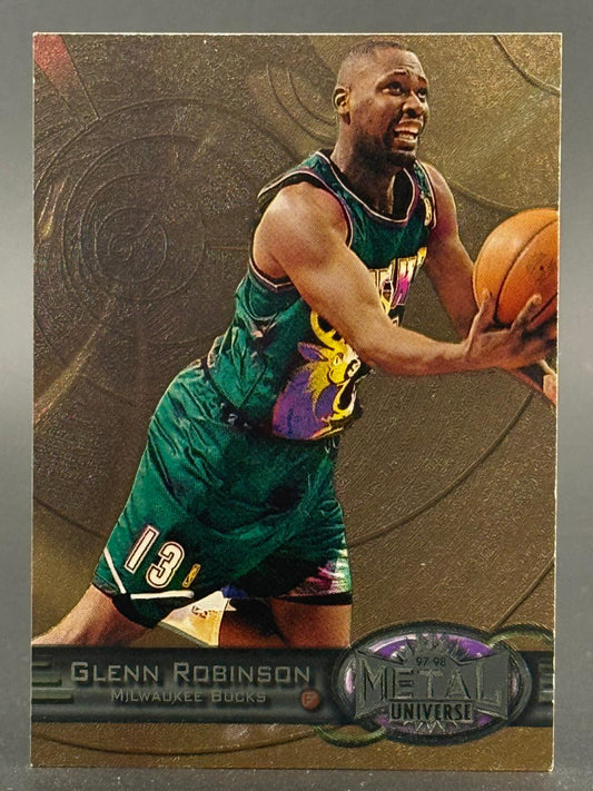 1997-98 Metal Universe Glenn Robinson basketball card.