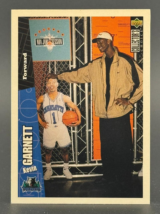 1995 Upper Deck Collector's Choice Kevin Garnett trading card, #2.