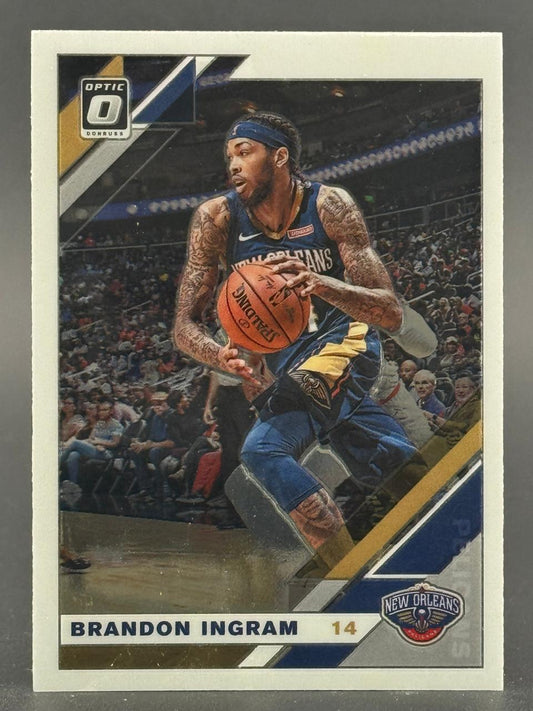 2019-20 Donruss Optic Brandon Ingram basketball card #14.