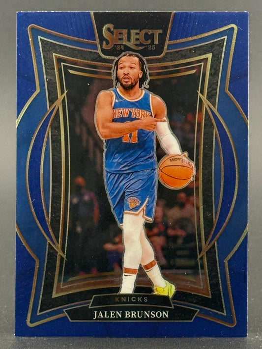 2024-25 Select Jalen Brunson New York Knicks basketball card.