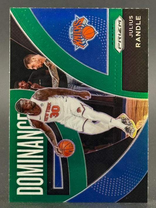 Julius Randle 2020-21 Panini Prizm Dominance basketball card.
