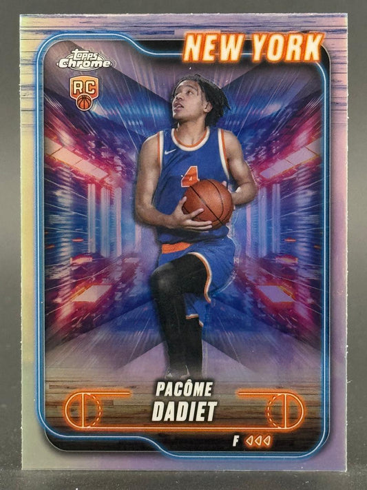 Pacôme Dadiet Topps Chrome rookie card, New York.
