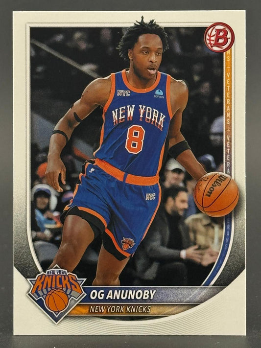 OG Anunoby New York Knicks basketball card.