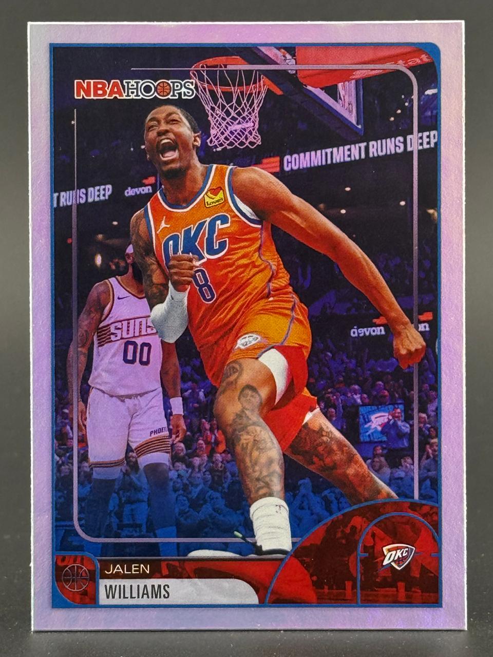 Jalen Williams 2023-24 NBA Hoops basketball card.