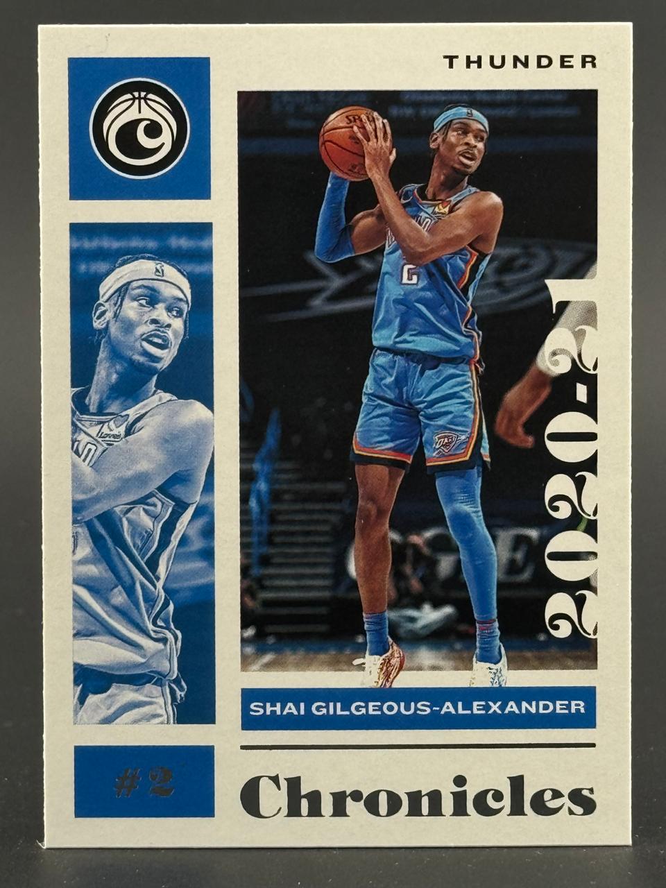 2020-21 Panini Chronicles Shai Gilgeous-Alexander trading card #2.