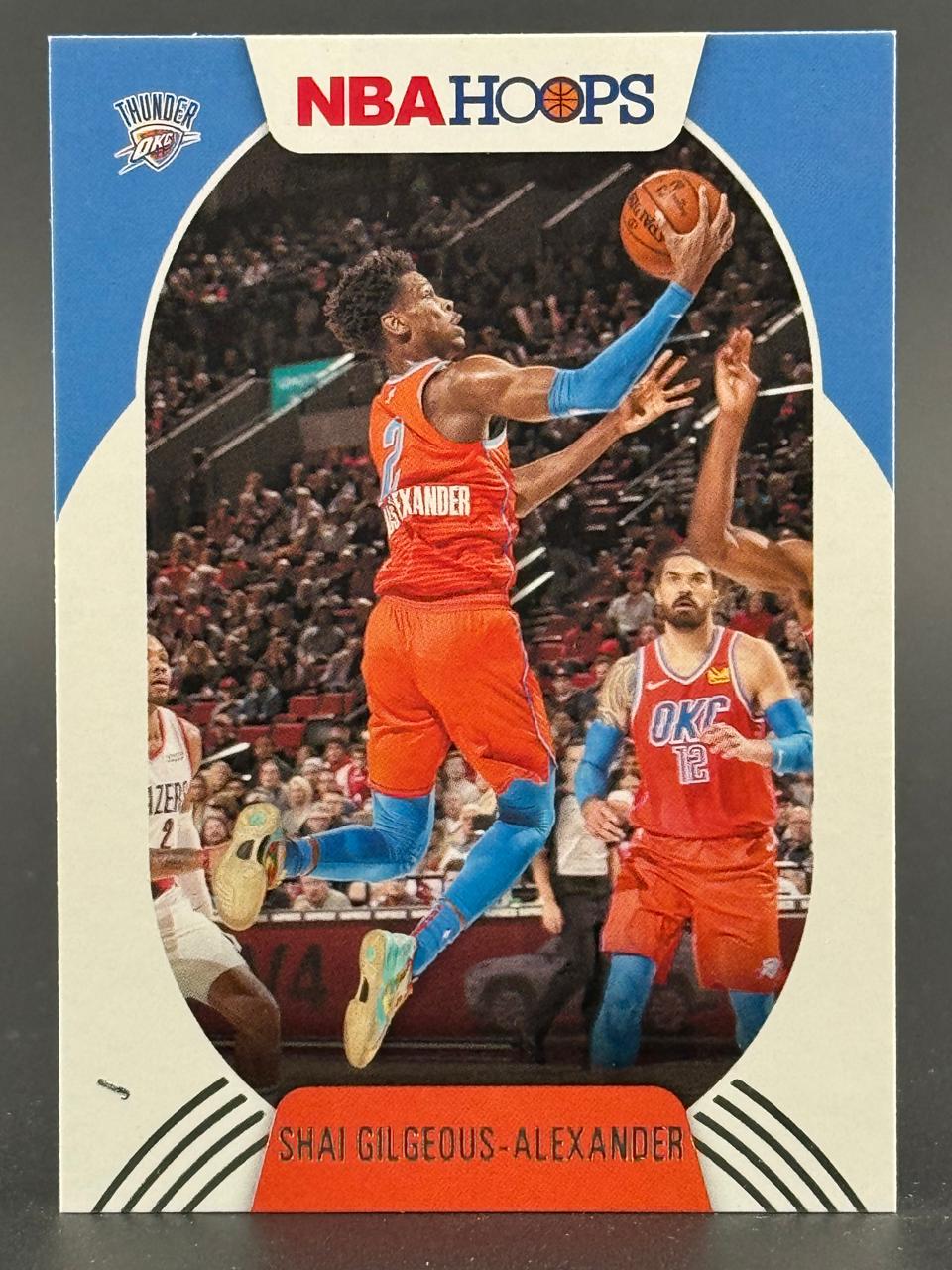 Shai Gilgeous-Alexander 2019-20 NBA Hoops Basketball Card.