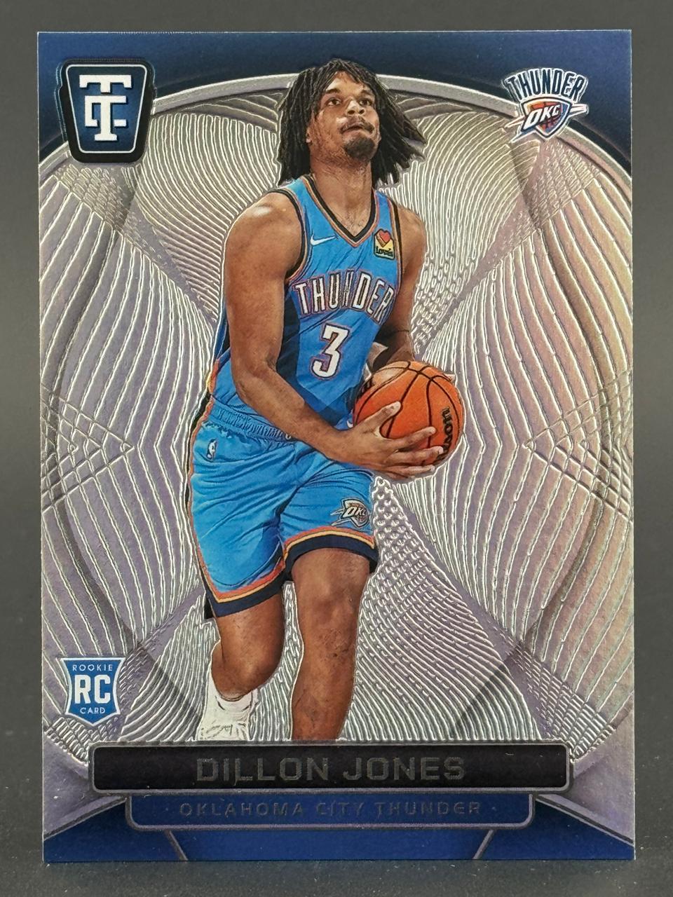 Dillon Jones Oklahoma City Thunder basketball trading card.