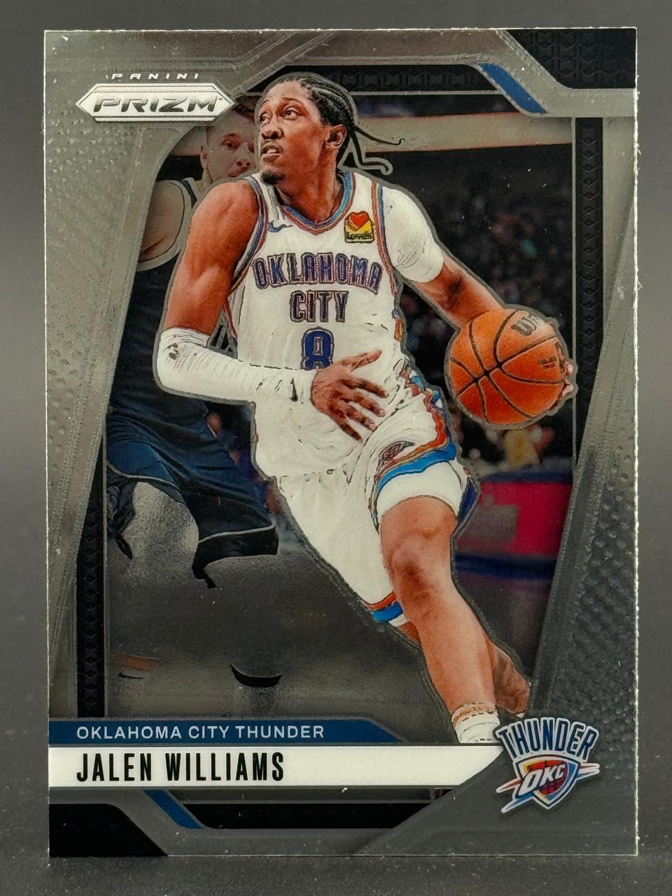 Jalen Williams Panini Prizm basketball card.