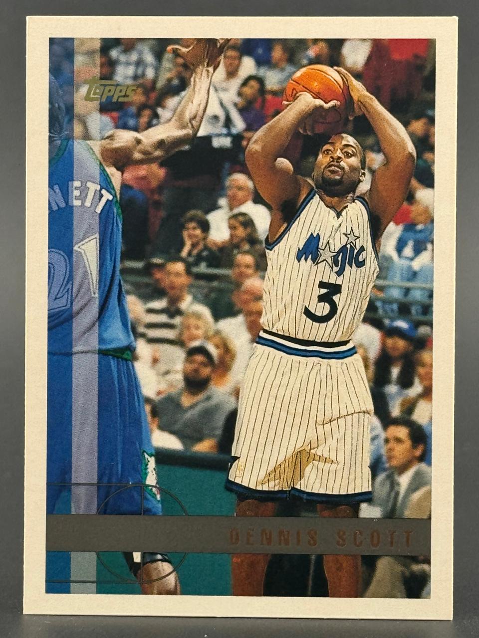 1993 Topps Dennis Scott Orlando Magic basketball card.