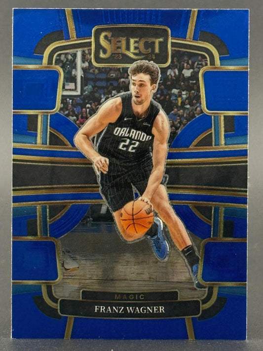 2023-24 Panini Select Franz Wagner Orlando Magic basketball card.