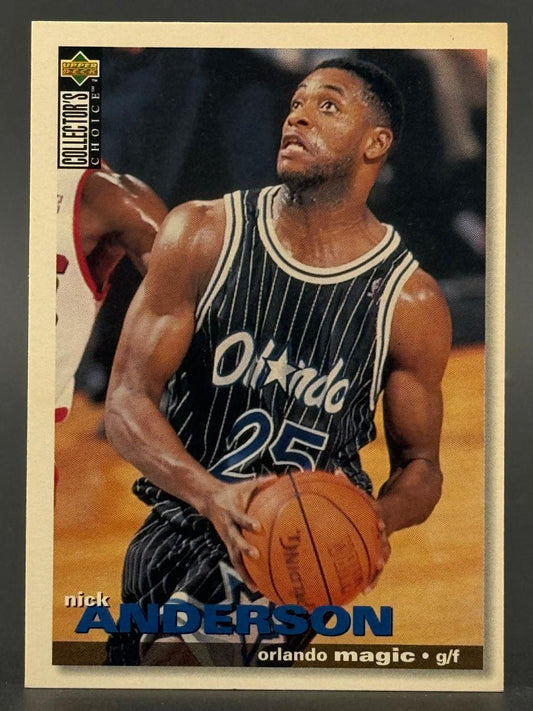 1994-95 Upper Deck Collector's Choice Nick Anderson basketball card #25.