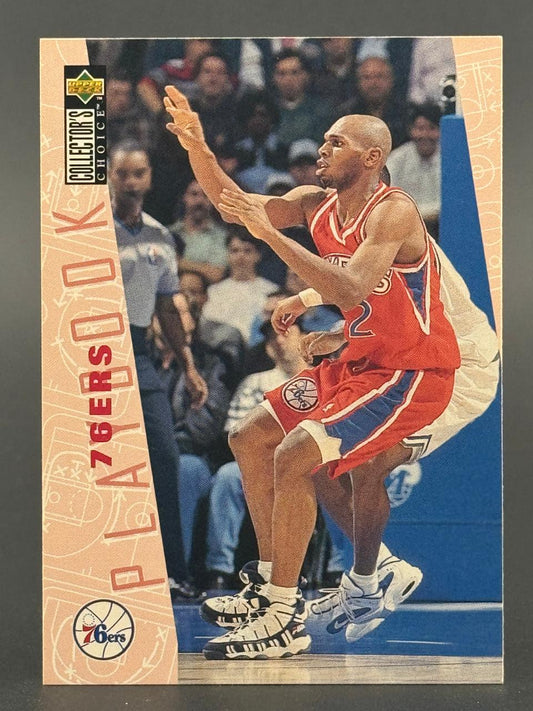 1994-95 Upper Deck Collector's Choice basketball trading card featuring 76ers player #2.