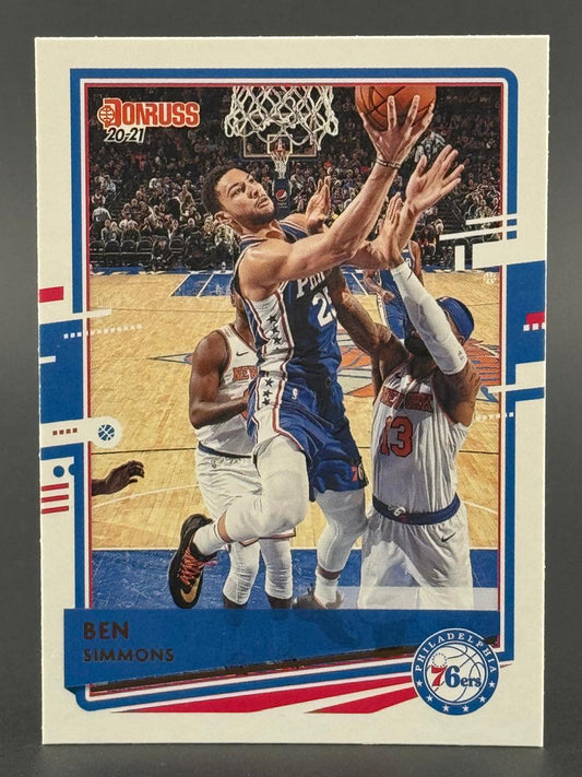 2020-21 Donruss Ben Simmons basketball card, #25.